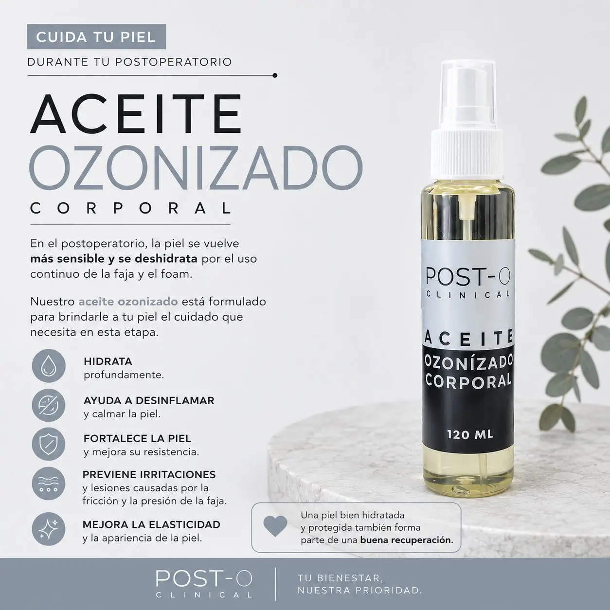 Aceite Ozonizado Corporal 120 ml