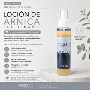 Loción de Árnica Reafirmante Post-O Clinical 120 ml