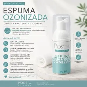 Espuma Ozonizada Limpiadora Post-O Clinical 50 ml
